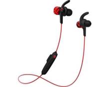 1more E1018 iBFree Sport pour le sport Écouteurs intra-auriculaires Bluetooth rouge micro-casque, volume réglable, résistant à la sueur, résistant à l