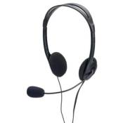 Ednet Headset With Volume Control - Micro-casque - sur-oreille - filaire