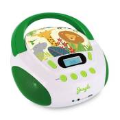 Lecteur CD MP3 Jungle enfant avec port USB METRONIC®