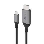 ALOGIC Câble Ultra USB-C (mâle) vers HDMI (mâle) 4 K 100 Hz 1 m
