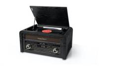 chaine hifi platine vinyle CD USB BLUETOOTH FM avec encodage marron noir MT-115 W muse