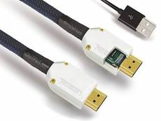 Ricable Supreme AI F25 - 25 Mètres - Câble HDMI 2.0 certifié haute vitesse 3D avec microprocesseur pour égaliser et amplifier le signal. Conçu pour la