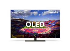 TV OLED Philips 42OLED808 106 cm Ambilight 4K UHD 120HZ Smart TV Chrome satiné