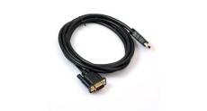 Cabling® cable hdmi vers vga 1080p, adaptateur hdmi mâle vers vga mâle pour pc,raspberry pi,ordinateur portable,tv box, ps4/3 xbox , 2m, couleur noir