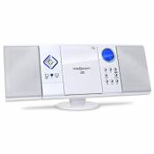 OneConcept V-12 Chaine stéréo Lecteur CD-MP3 USB SD blanche