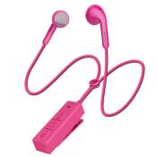 DeFunc BT Earbud BASIC TALK - Écouteurs avec micro - embout auriculaire - Bluetooth - sans fil - rose