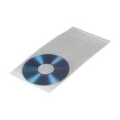 Hama CD/DVD Protective Sleeves - Pochette CD/DVD - capacité : 1 CD/DVD - transparent (pack de 100)