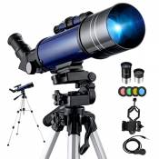 BEBANG Télescope Astronomique Kit Complet Pro 400/70