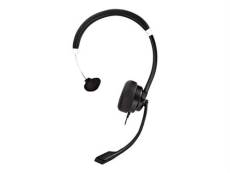 V7 HU411 - Micro-casque - sur-oreille - filaire - USB - noir
