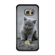 Coque pour Samsung Galaxy S7 Silicone TPU Chat cat