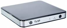 TVIP S-Box v.605 IPTV 4K HEVC HD Android 6.0 Linux Multimédia Stalker IP TV Streamer 1 Go de RAM + 8 Go eMMC, Carte MicroSD, EXT.IR avec Wi-FI 5 GHz