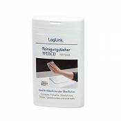 LogiLink RP0010 Pack de 100 Lingettes nettoyants pour Ecran TFT/LCD 85 x 120 mm