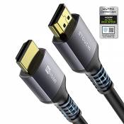 Stouchi Câble 8K HDMI 2.1 certifié 5 m, cordon CL3