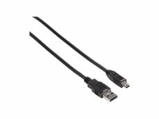 Hama câble usb 2.0 b5 pin usb a - mini usb b noir 1,8m DFX-893606