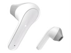 Hama "Freedom Light" - Véritables écouteurs sans fil avec micro - intra-auriculaire - Bluetooth - blanc, gris clair