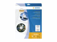 Herma pochettes cd pour 2cds avec étui papier, 10 pièces 7682 DFX-356333