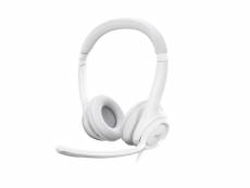 Usb headset h390 (blanc cassé) 981-001286