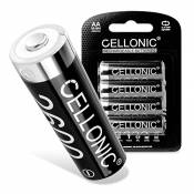 Cellonic® Piles Rechargeables AA - 2600mAh - préchargées,