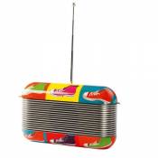 Clipsonic RA1042BA Radio Design AM/FM Multicolore