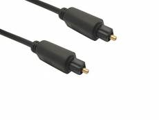 Linéaire VR90B Cable audio numérique Toslink EIAJ Male / Male sur fibre optique pour amplificateur home-cinéma, chaîne Hi-Fi, lecteur DVD et Blu-ray,