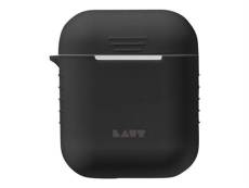 Laut Pod - Étui pour écouteurs - caoutchouc silicone - Charbon - pour Apple AirPods (1ère génération, 2e génération)