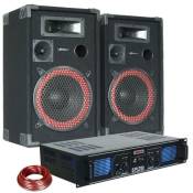 MAX 700W DJ PA Combinaison haut-parleur et amplificateur avec MP3 et USB - idéal pour animer vos soirées