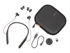 Poly Voyager 6200 - Micro-casque - embout auriculaire - montage sur l'oreille - Bluetooth - sans fil, filaire - Suppresseur de bruit actif - USB-A - n