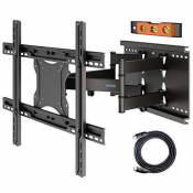 BONTEC Support TV Mural Orientable et Inclinable, Fixation