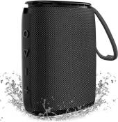 enceinte Bluetooth 5.0 Portable étanche IPX7 10W noir gris Vendos85