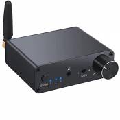 LiNKFOR 192khz DAC BluetoothV5.0 CSR avec Amplificateur pour Casque/Control de Volume Convertisseur Audio Numérique Récepteur Bluetooth Analogique Sup