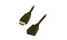 MCL Samar MC384/3D-1M - Câble d'extension HDMI avec Ethernet - HDMI mâle pour HDMI femelle - 1 m