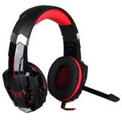 Casque Gaming KOTION EACH G9000 USB 7.1 surround Microphone LED - Noir / Rouge