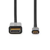 Nedis Adaptateur USB-C vers DisplayPort Mâle - 2m