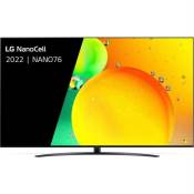 TV intelligente LG 75NANO766QA 75 pouces 4K ULTRA HD NANO CELL WIFI Noir