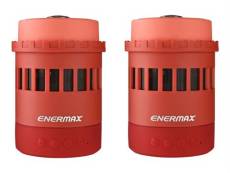 Enermax EAS05 Pharoslite - Haut-parleur - pour utilisation mobile - sans fil - Bluetooth - 5 Watt - rouge