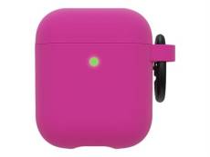 OtterBox - Étui pour boîtier de chargement des écouteurs sans fil - polycarbonate, caoutchouc synthétique - charlotte aux fraises (rose) - pour Apple