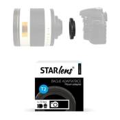 Starblitz - Bague d'adaptation d'objectif attache T2 - Nikon F