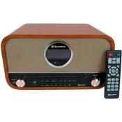 Stéréo Vintage, Radio Numérique FM, Lecteur CD-MP3 Bluetooth USB Enregistrement, Roadstar, HRA-1782NBT, , Bois