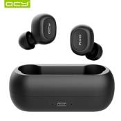QCY T1C Écouteurs Casque Bluetooth Sans Fil 5.0 Mini Ultra Oreilles Invisible Sports Noir