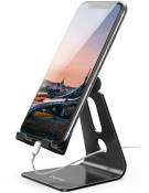 Amazon Brand – Eono Support Téléphone, Multi Position Dock Téléphone, Aluminium Support Dock pour iPhone 13 Pro Max Mini 12 11 XS XR X 8, Huawei, Gala