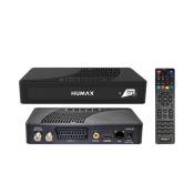 Pack Tivùsat Décodeur Satellite HD HDME Tivumax LT HD-3801S2 + Carte Tivùsat HD Activation Comprise - DVB-S2 HEVC Main 10 (10bit)