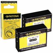 PATONA 2X Batterie NP-170 Compatible avec Medion Life