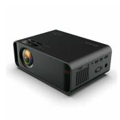 Vidéoprojecteur W80 1Go+8Go LED LCD cinéma maison intelligent portable 4K Wifi 1080P HD 3D HDMI USB -Noir