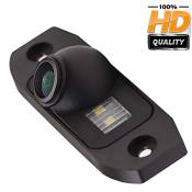 170 ° HD Caméra 1280x720p Imperméable IP69K Caméra de Recul Vision Nocturne numéro de Plaque Éclairage de Plaque pour Volvo S60 S80 SL40 SL80 XC70 XC6