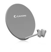Antenne Satellite Fibre - Cahors HDME SMC 100 V2 - 100cm, Bandes de fréquence 10,7 - 12,75 GHz, Gain à 12,625 GHz 39,7 dB