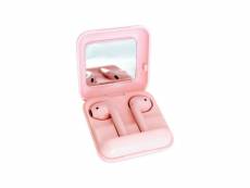 Oreillettes stereo bluetooth rose - inovalley - co15-mirror-p INO3760024826884