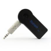 iXium Récepteur de musique Bluetooth mains libres Bluetooth universel 3,5 mm Streaming A2DP Adaptateur audio AUX sans fil avec micro pour téléphone MP