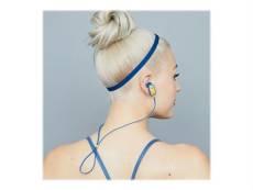 JAM Live Large - Écouteurs avec micro - intra-auriculaire - montage sur l'oreille - Bluetooth - sans fil - bleu