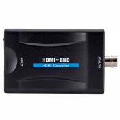 BW Convertisseur de signal vidéo composite HDMI vers BNC VHS Lecteur DVD Support PAL/NTSC