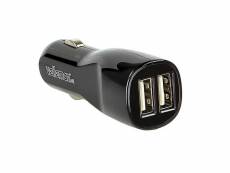 Chargeur auro allume cigare double usb 12v/24v 1x2,1a